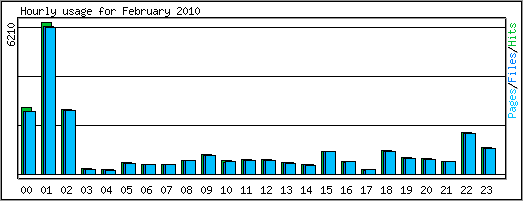 Hourly usage