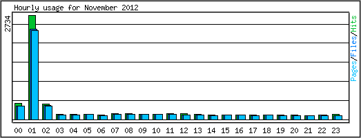 Hourly usage
