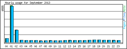 Hourly usage