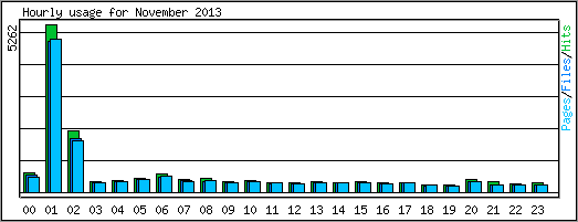 Hourly usage