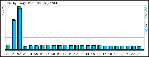 Hourly usage