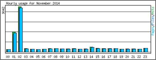 Hourly usage