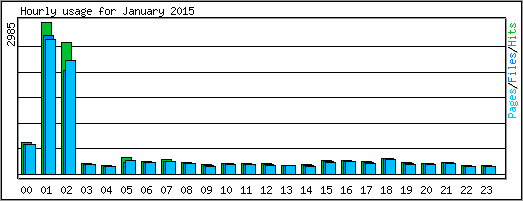 Hourly usage