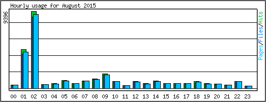 Hourly usage