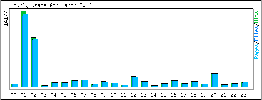 Hourly usage