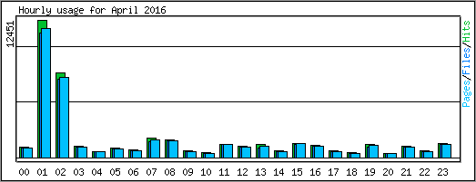 Hourly usage